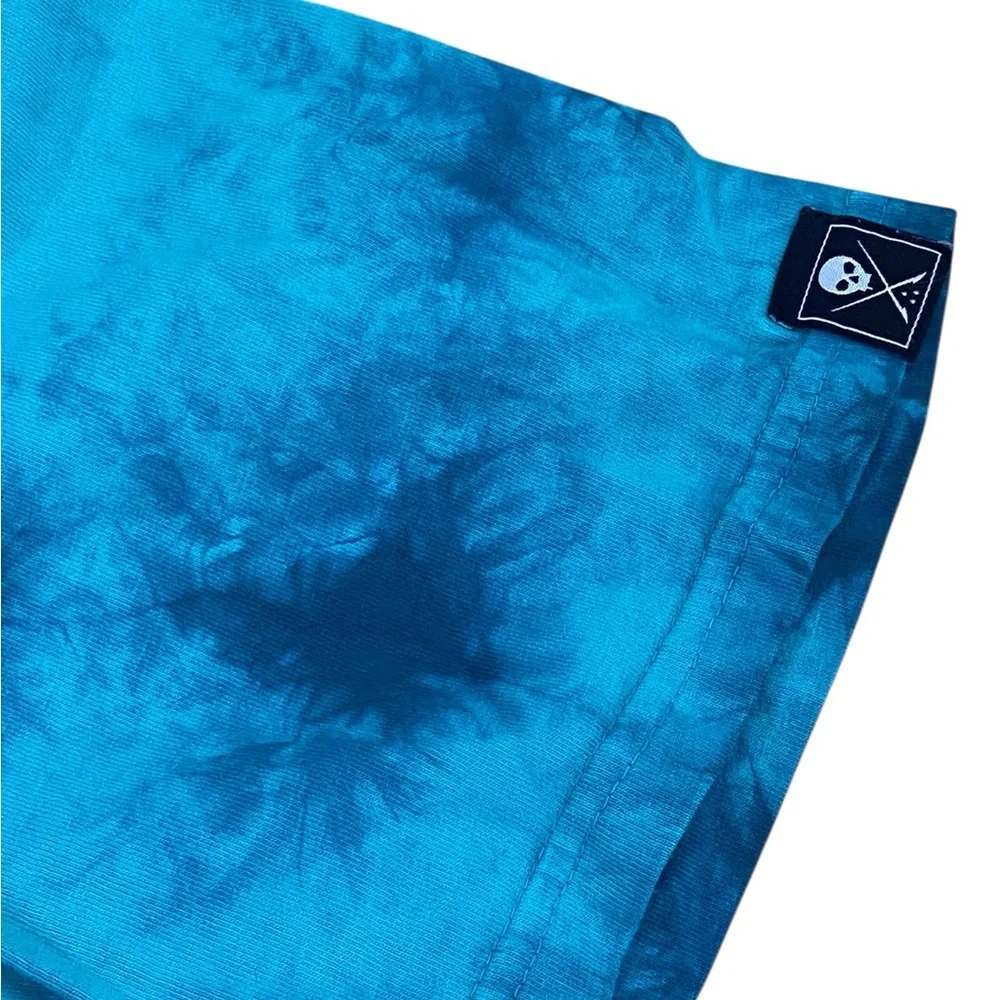 Sullen Art Collective Turquoise Tie Dye Graphic Tee - Picture 5 of 7
